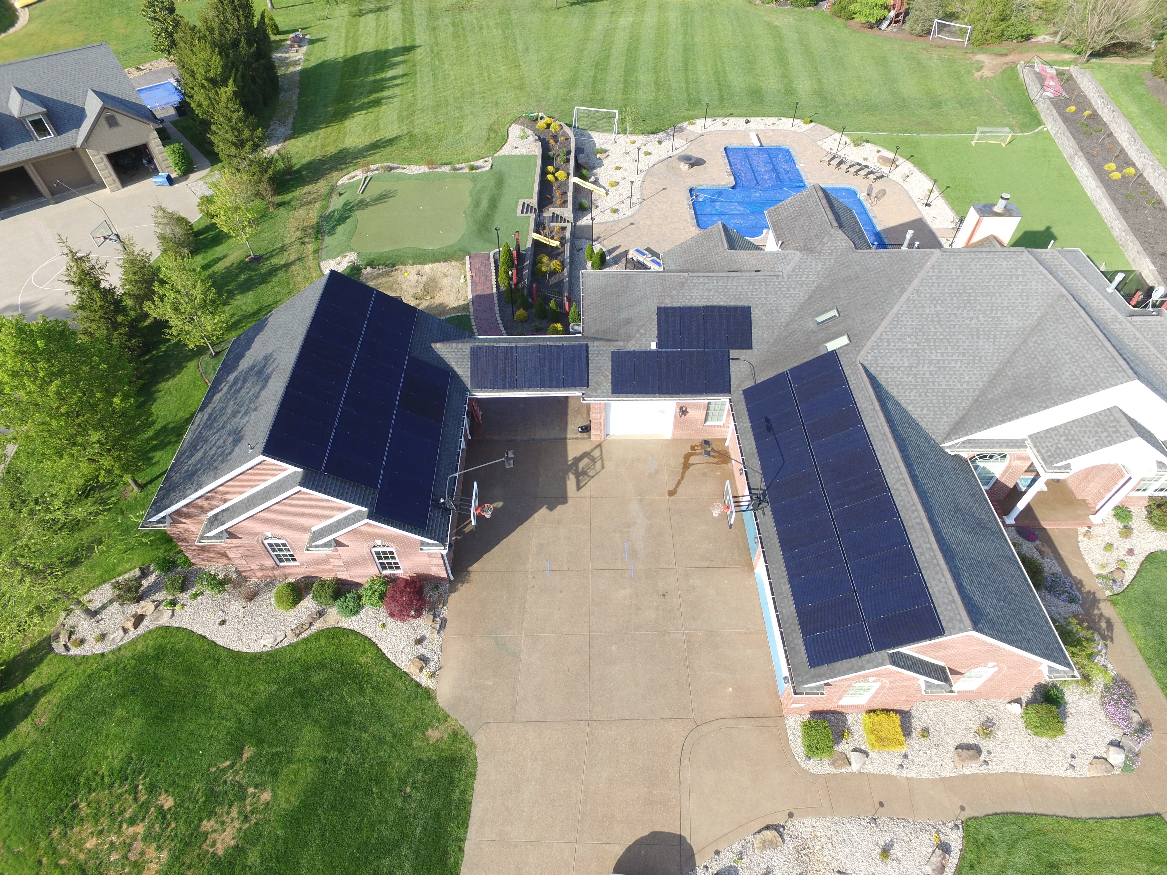DIY 10KW Inverter Residential Solar Package - Roof Mount